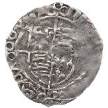 1488-c1490 Irish Henry VII Three Crowns issue hammered silver Dublin Half Groat (S 6444). Obverse...