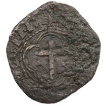 1460-1488 King James III of Scotland Bishop Kennedy Crux Pellit copper 'three-penny' Crossraguel ...