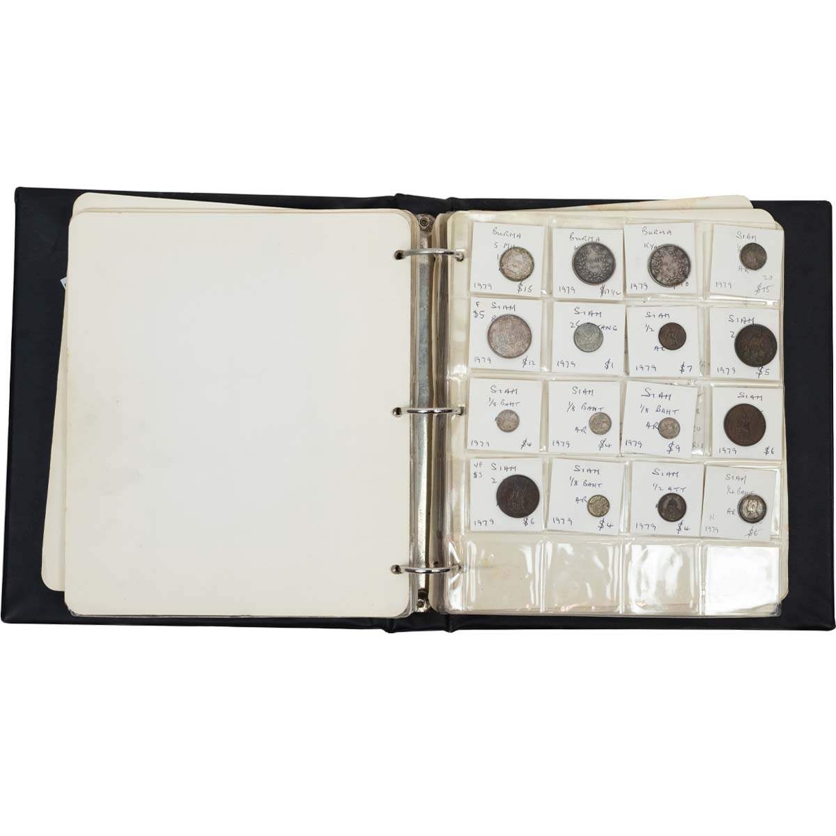 Large album of silver, copper and bronze coins from the 19th and 20th centuries. Includes histori... - Image 2 of 6