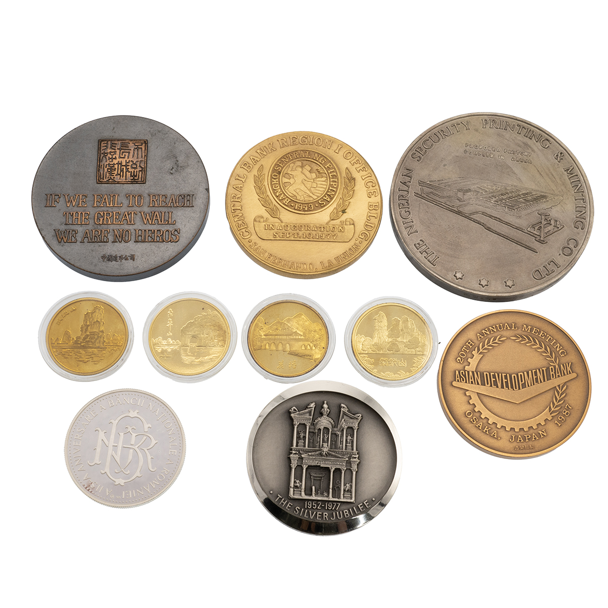 Seven (7) commemorative mint and souvenir medals in copper, bronze and silver, all boxed. Include... - Image 2 of 3