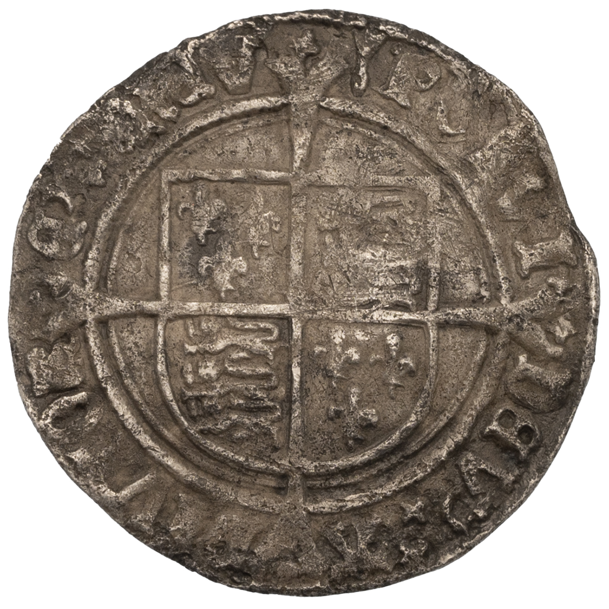 1526-1544 Second Coinage Henry VIII silver Groat with Laker bust D and arrow mintmarks (S 2337E, ... - Image 2 of 2