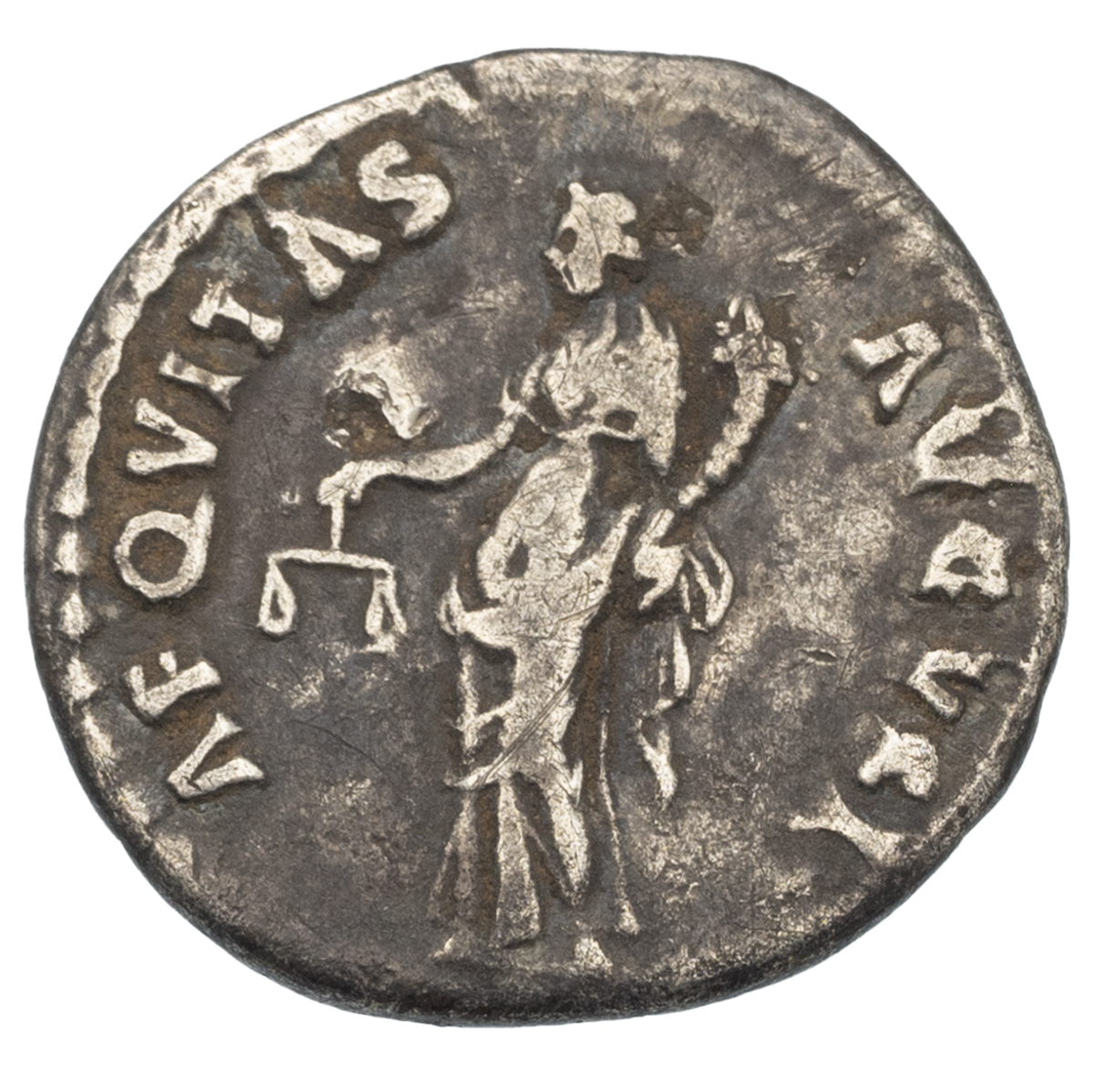 96-98 AD Nerva silver AR Denarius, mint of Rome (Sear 3019). Obverse: laureate bust, facing right... - Image 2 of 2