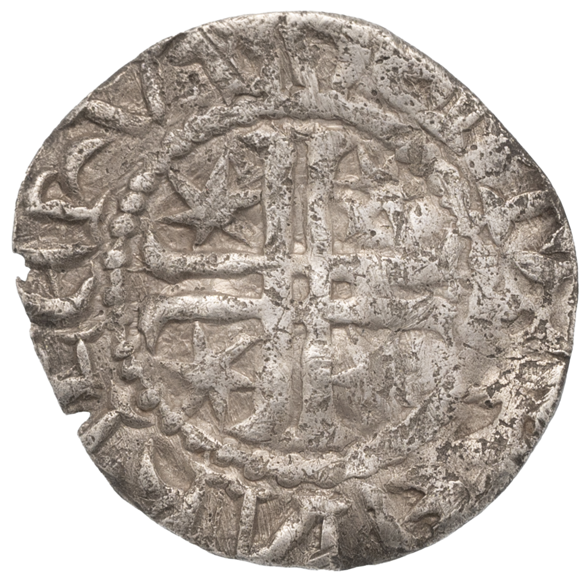 c1205-c1230 King William I of Scotland late or posthumous short cross phase B Penny (S 5031). Obv... - Image 2 of 2