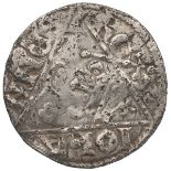 1208/9-c1211/12 King John, third coinage 'Rex'  silver Penny, Roberd on Dublin (S 6228). Obverse:...