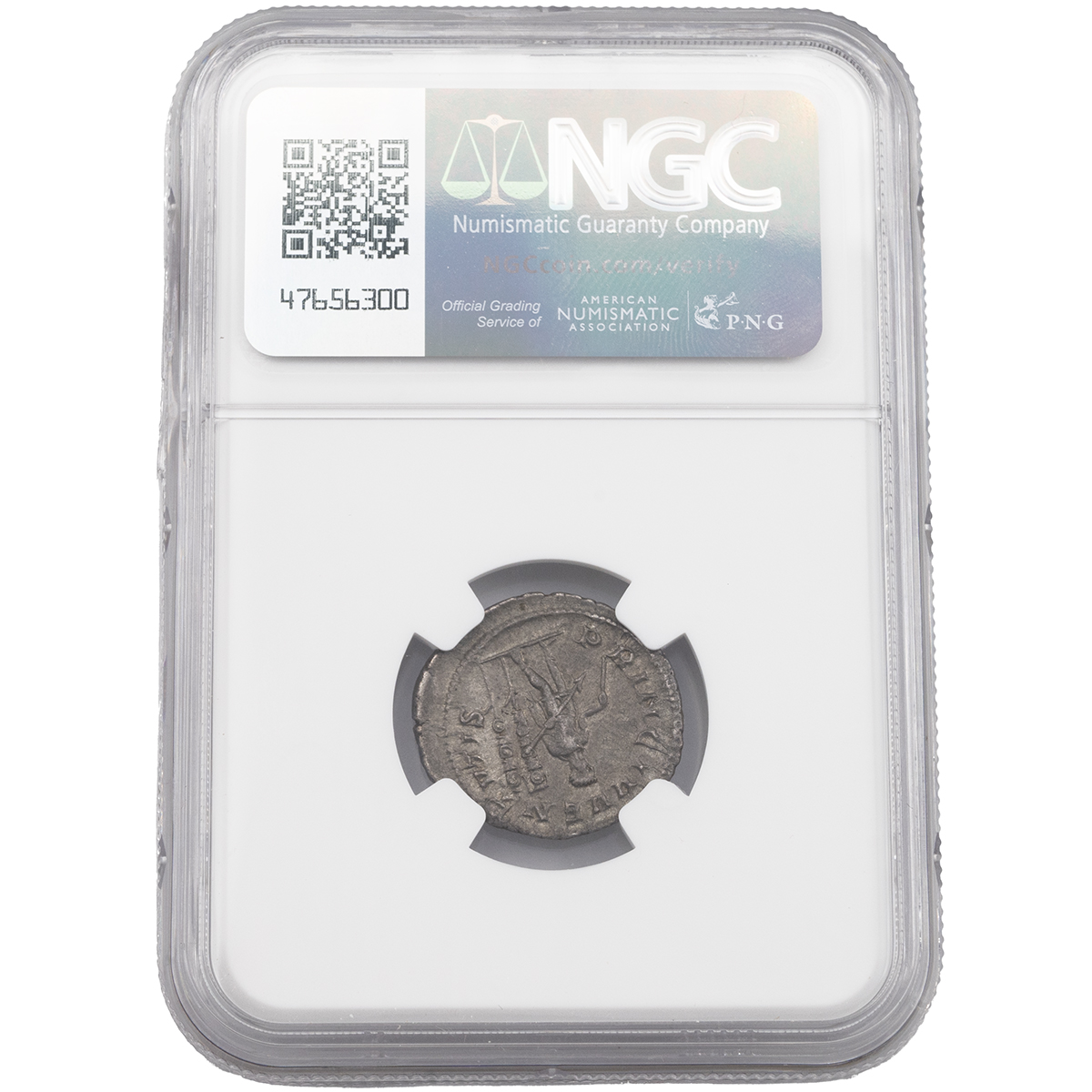 235/6-238 AD Maximus silver AR Denarius, issued as Caesar, graded Ch AU by NGC. Obverse: bare hea... - Image 3 of 4