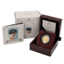 2022 Harry Potter Royal Mint gold proof quarter ounce 1/4oz coin in original 25 Years of Magic bo...