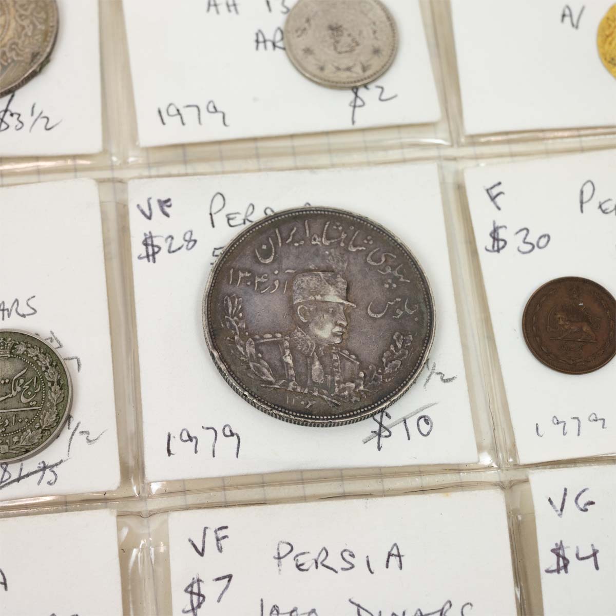 Large album of silver, copper and bronze coins from the 19th and 20th centuries. Includes histori... - Image 4 of 6