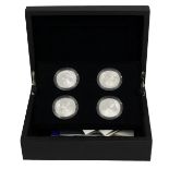 2019 Tower of London coin collection £5 silver proof Royal Mint set in a presentation case. Inclu...