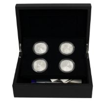 2019 Tower of London coin collection £5 silver proof Royal Mint set in a presentation case. Inclu...