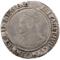 1560-1561 Elizabeth I, second issue hammered silver Shilling with cross crosslet mintmark (S 2555...