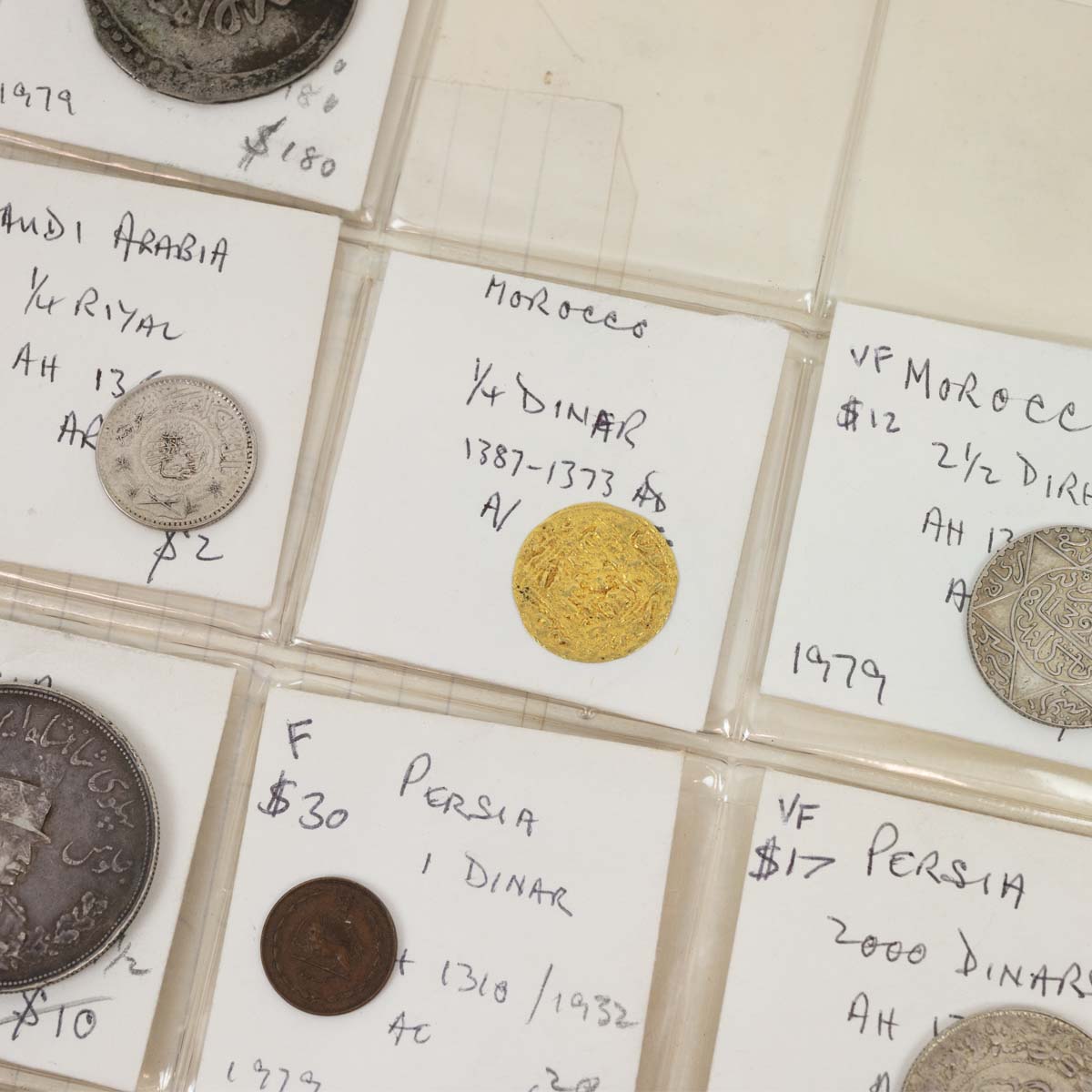 Large album of silver, copper and bronze coins from the 19th and 20th centuries. Includes histori... - Image 5 of 6