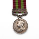 India Medal 1895-1902 with clasp 'Relief of Chitral' of 4066 Private A.E. Reynolds of 1st Battali...