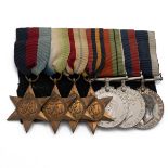 Medals (7) of FX75886 Chief Aircraft Fitter G.W. Evans R.N. 1939-1945 Star, Atlantic Star, Africa...