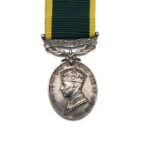 GV Efficiency Medal with clasp 'Territorial' of 3711434 Private J. Maguire of the Surrey Regiment...