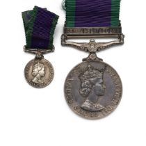 ERII General Service Medal 1962-2007 with clasp 'Northern Ireland' of 24148438 Sergeant L.V. Huel...