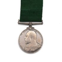 EVII Royal Naval Reserve Long Service & Good Conduct Medal of 81998 Seaman (1st Class) J. Lilley ...