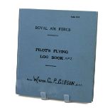 Wing Commander Guy Gibson's Royal Air Force Pilot's Flying Log Book No.2' facsimile, printed in 1...