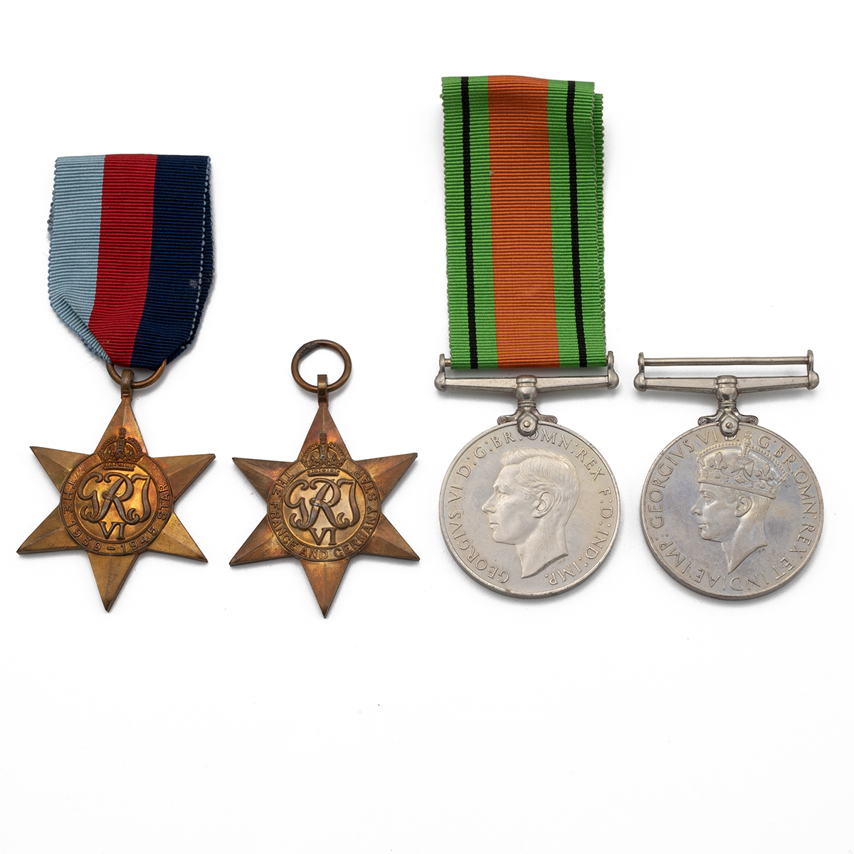 Medals (4) of Reginald Derek Malcolm Gawn R.A.F. 1939-1945 Star, France & Germany Star, Defence M... - Image 2 of 2