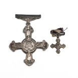 Distinguished Flying Cross GV dated 1941 and accompanying miniature. Unnamed as issued.