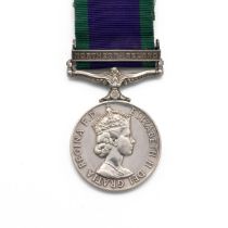 ERII General Service Medal 1962-2007 with clasp 'Northern Ireland' of 24513313 Fusilier J. Jenkin...
