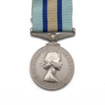 ERII Royal Observer Corps Medal of Observer M.J. Rickers of the Royal Observer Corps.