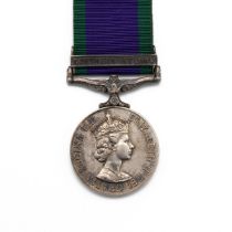 ERII General Service Medal 1918-1962 with clasp 'Northern Ireland' of D116493E Able Seaman R. Bur...