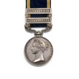 Punjab Medal 1848-9 with clasps 'Chilianwalia' 'Goojerat' of 5005 Gunner George P. Swindon of the...