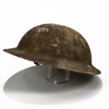 World War One 2nd Pattern British Brodie tin helmet of 204234 Private (Acting Lance Corporal) Har...