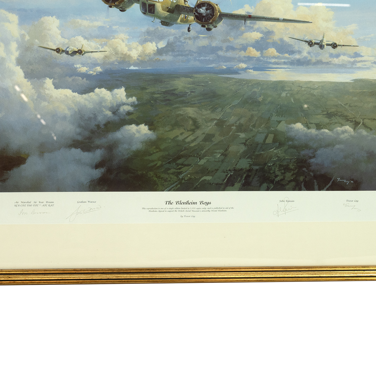 Two (2) Bristol Blenheim art prints, both signed limited editions, depicting the WW2 light bomber... - Image 3 of 4