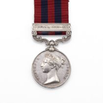India General Service Medal 1854-1895 with clasp 'Burma 1889-92' of 483 Private A. Butler of 2nd ...