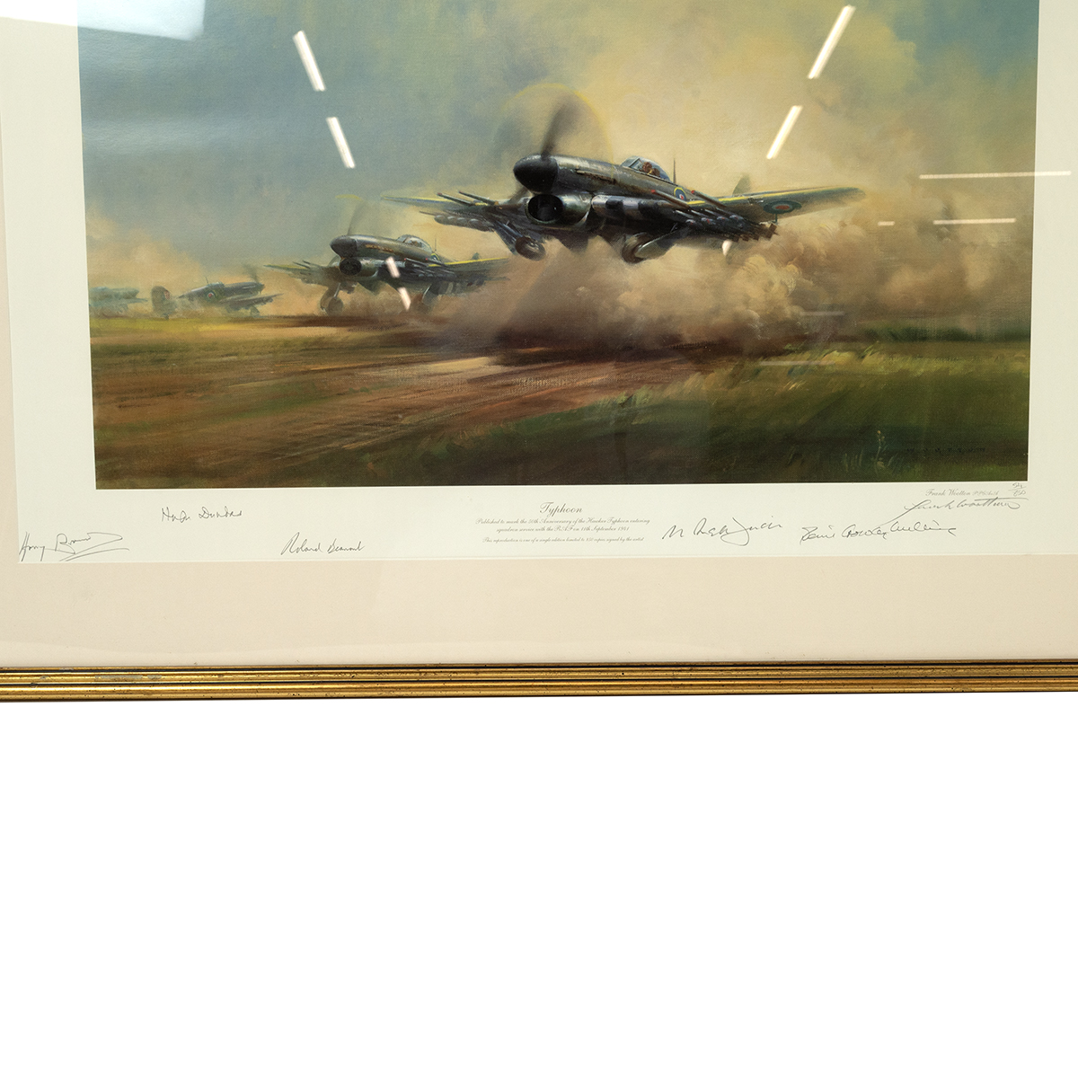Two (2) Frank Wootton art prints, both signed limited editions, framed with certificates. Include... - Image 4 of 5