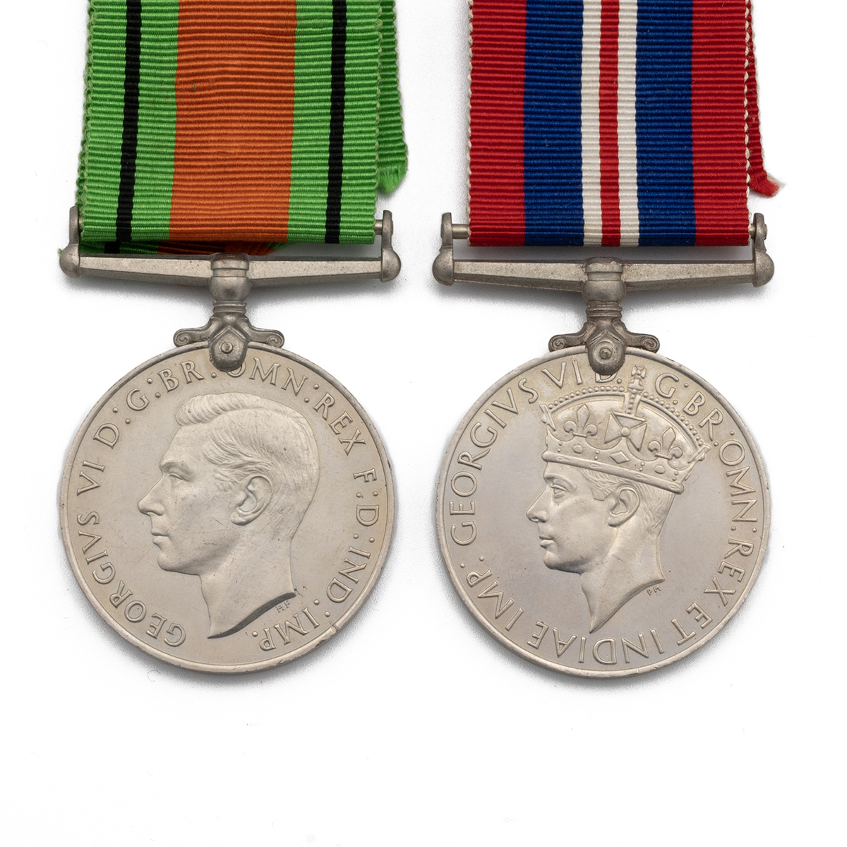 Medals (2) of E. Griffiths R.A.F. Defence Medal 1939-1945, and War Medal 1939-1945. Sold with Air... - Image 2 of 2