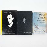 Three (3) World War Two aviation books. Includes (1) 'Wing Leader' by Air Vice Marshal James Edga...