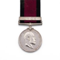 Natal Rebellion Medal with clasp '1906' of Trooper G. Browne of the Transvaal Mounted Rifles.