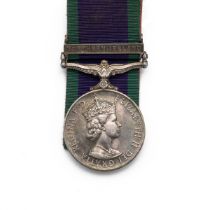 ERII General Service Medal 1962-2007 with clasp 'Northern Ireland' of 24141456 Guardsman B.A.H. F...