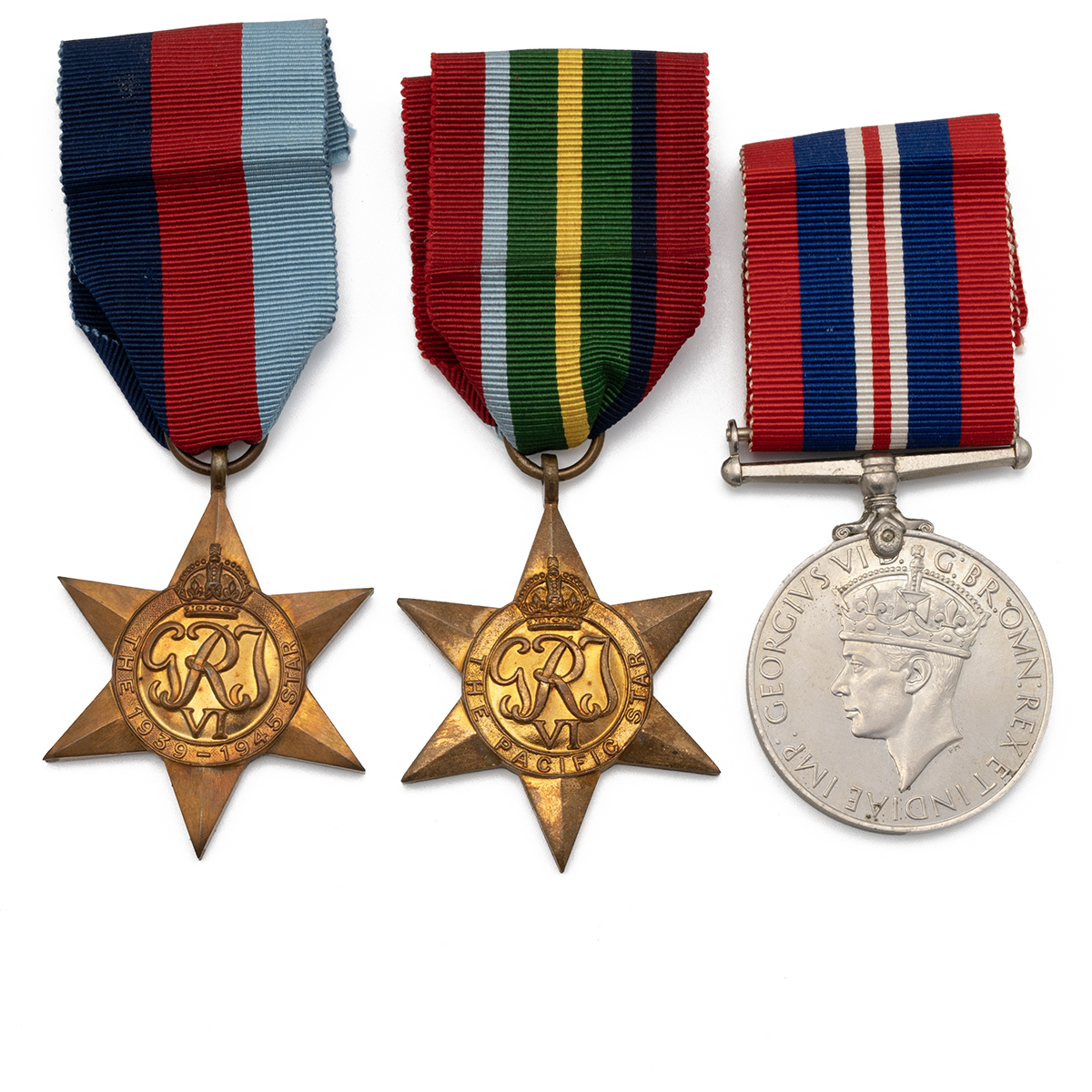 Medals (3) of S.G. Davies. 1939-1945 Star, Pacific Star, and War Medal 1939-1945. Sold with Army ... - Image 2 of 2