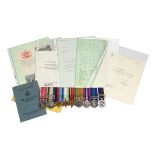 Medals (8) of 565324 Flight Sergeant Jack Frederick Cole B.E.M. R.A.F. British Empire Medal, Indi...