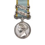 Crimea Medal with clasps 'Inkerman' and 'Alma' of 1707 Serjeant E.J. Detrosier of 1st Battalion, ...