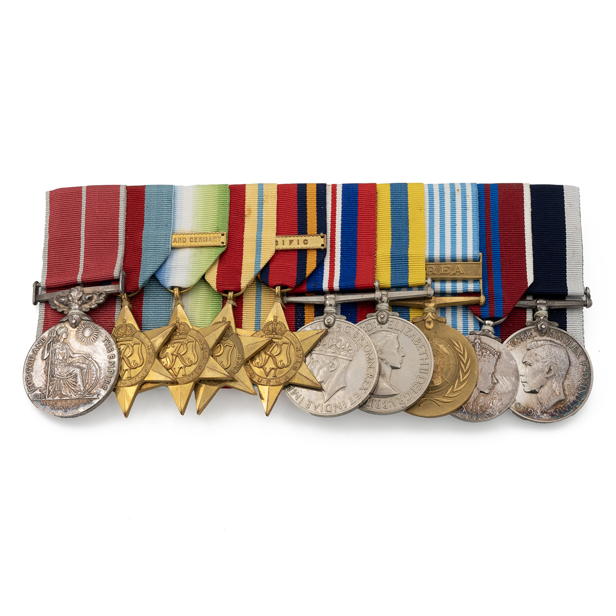 Medals (10) of PM/X 766463 Petty Officer Ian Andrew Oliver Fensome B.E.M. R.N. British Empire Med...