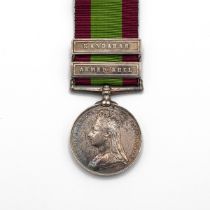 Afghanistan Medal with clasps 'Ahmed Khel', 'Kandahar' of Sepoy Gul Mahamad of the 2nd Sikh Infan...