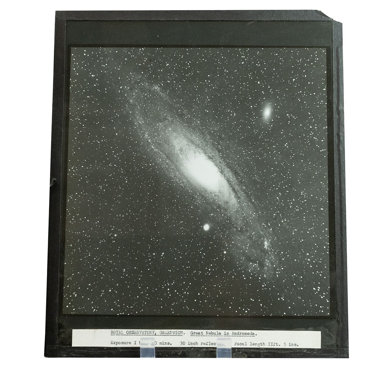 Group of unusually large format antique astronomy glass projector slides, Royal Observatory Green... - Image 3 of 6