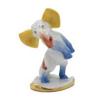 Karin Jarl for Augarten Wien porcelain "Tango Dancing Elephant" figurine from Vienna, a part of t...