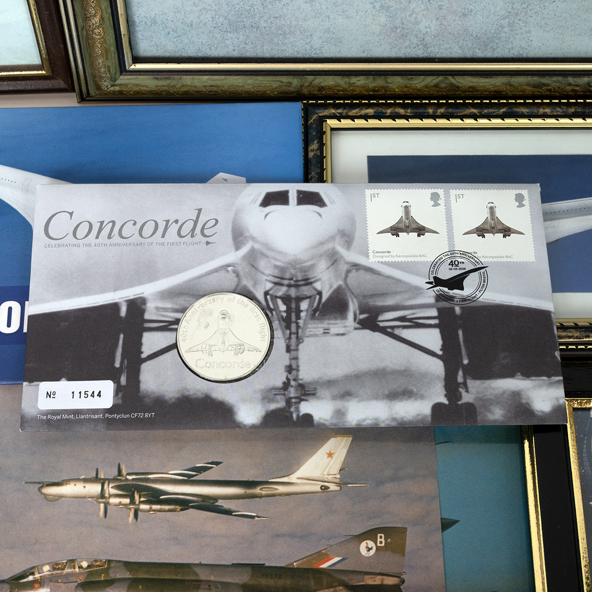 Concorde Memorabilia collection to include framed prints, VHS tapes, unopened Concorde Calendars,... - Image 3 of 3