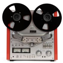 Audio Interest. Vintage Akai GX-6350D reel to reel 4 track stereo tape deck. 3-motor direct capst...