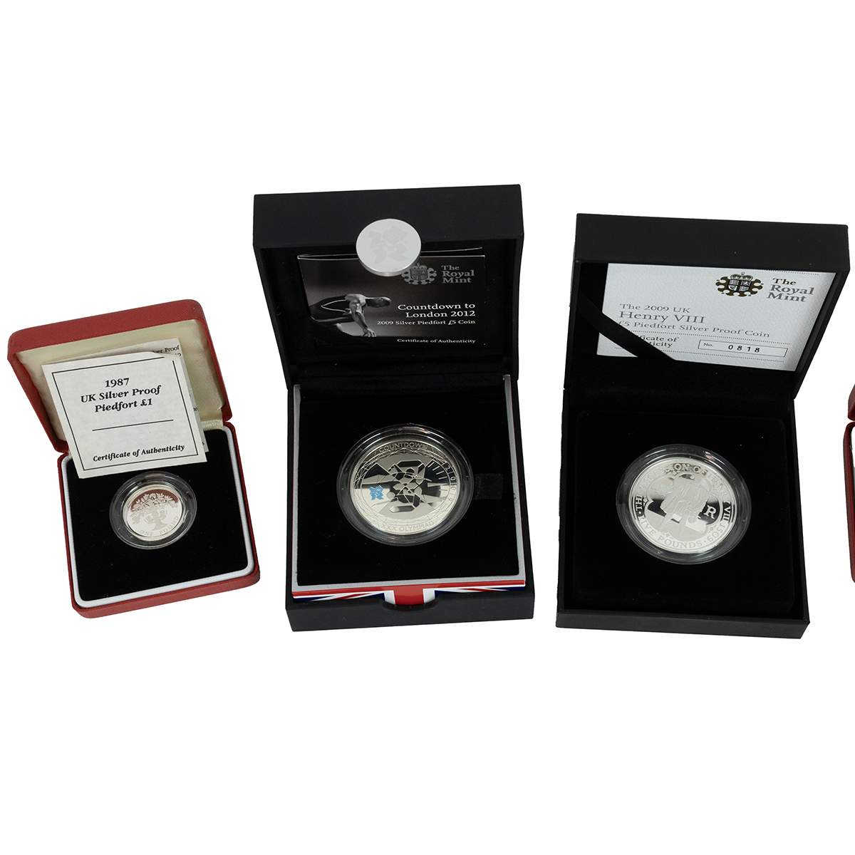 Royal Mint silver coins - to include "Countdown to London 2012, 2009 silver piedfort £5 coin", 20... - Image 2 of 3