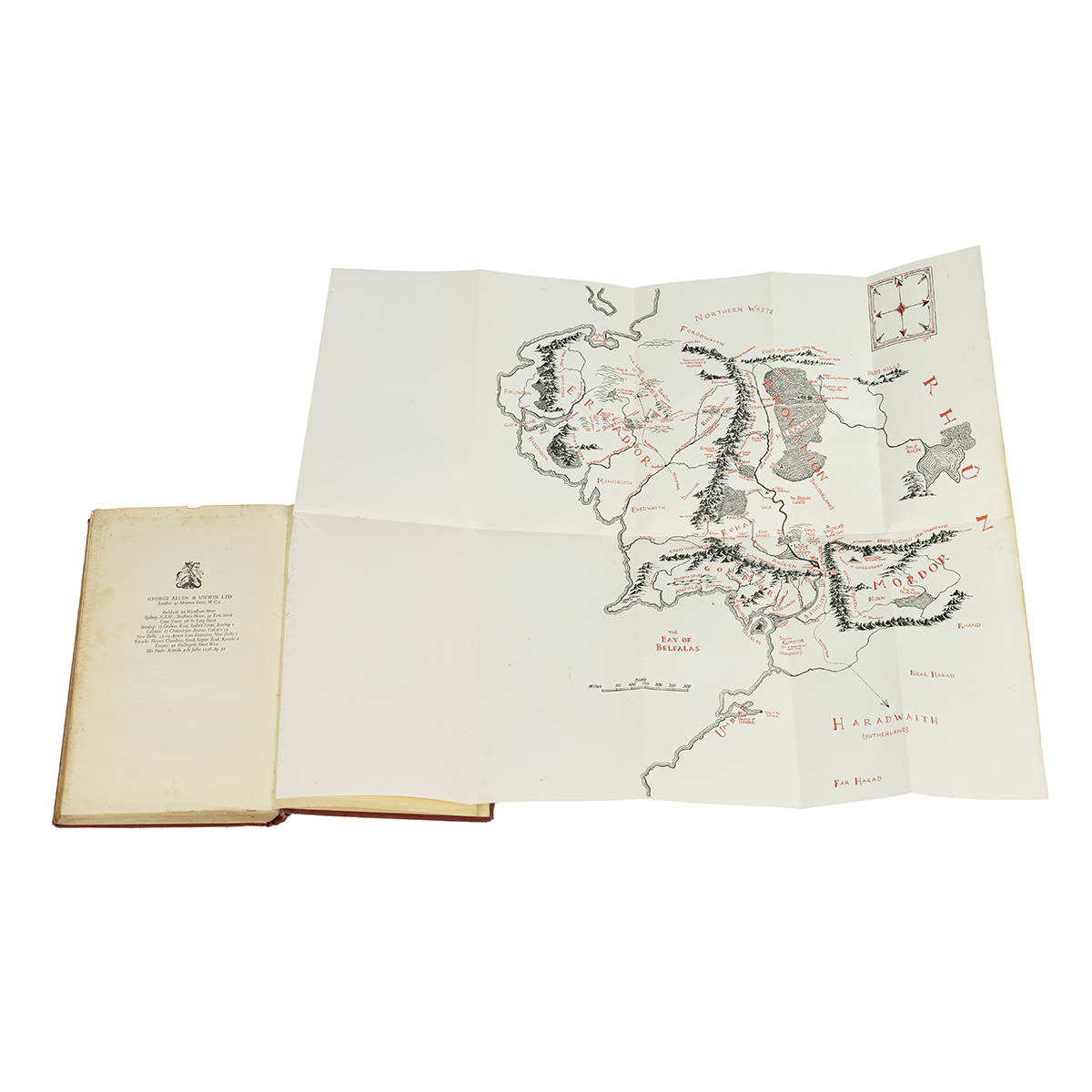 J.R.R.Tolkien Lord of the Rings Trilogy - First Editions comprising Fellowship of the Ring, 1st E... - Image 7 of 7