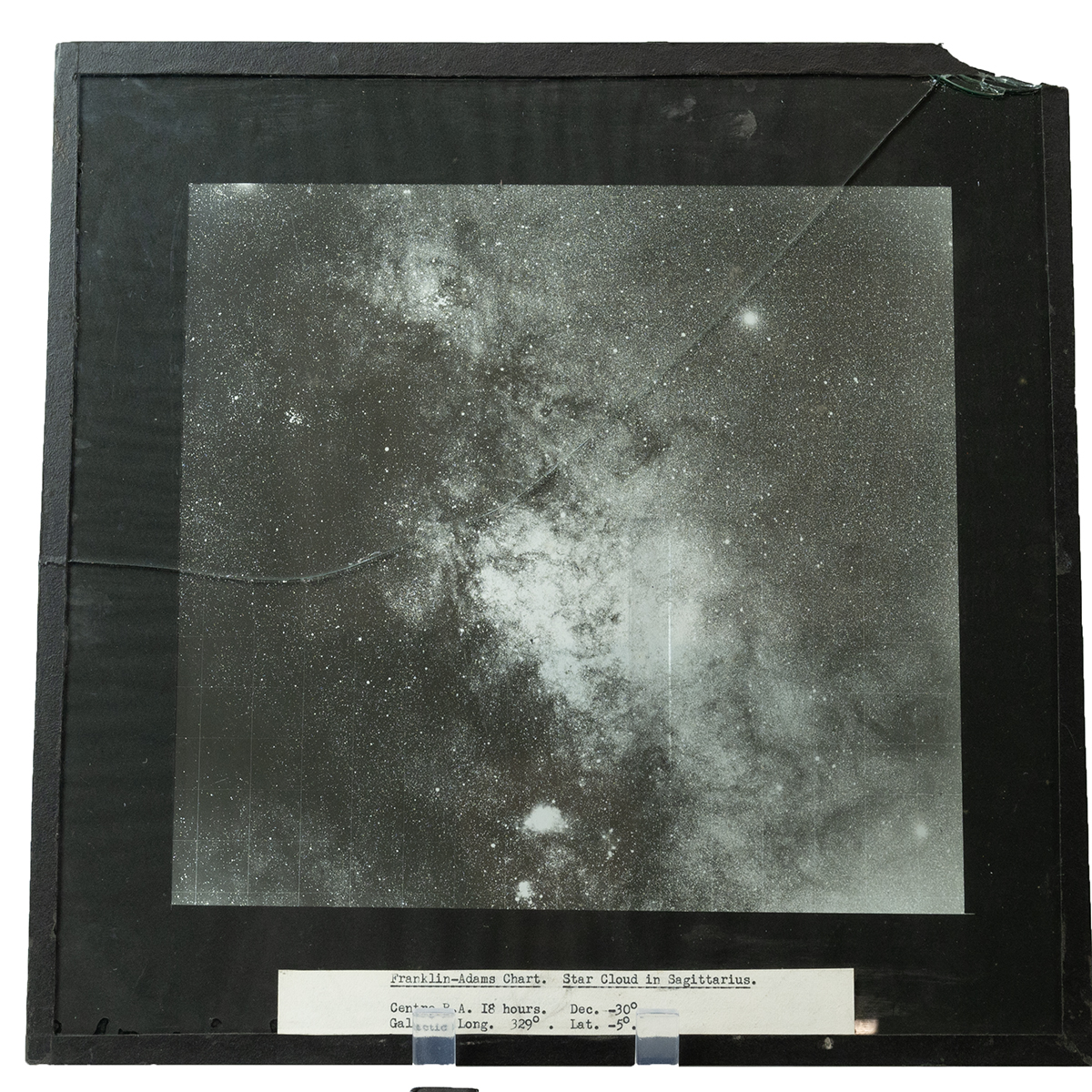 Group of unusually large format antique astronomy glass projector slides, Royal Observatory Green... - Bild 6 aus 6