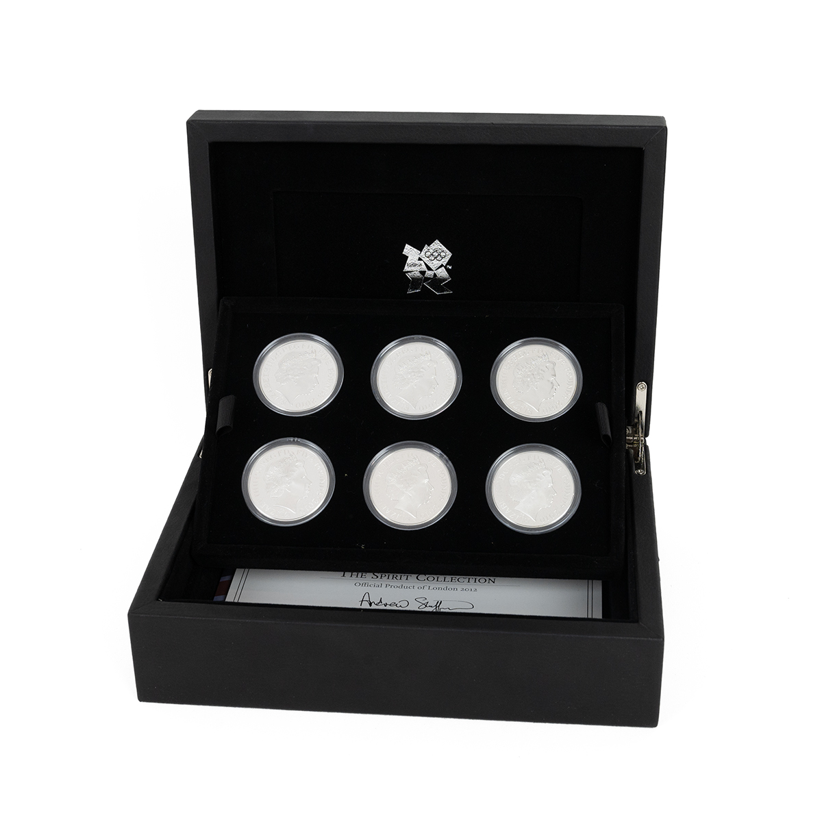 2010 Celebration of Britain London 2012 Olympics 'Spirit Collection' set of six 925 silver proof ... - Image 2 of 2