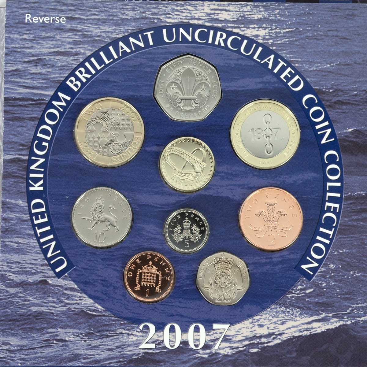 Eight (8) Royal Mint coins and sets, BU and 925 silver proof collectables. Includes 2005 Battle o... - Image 2 of 2