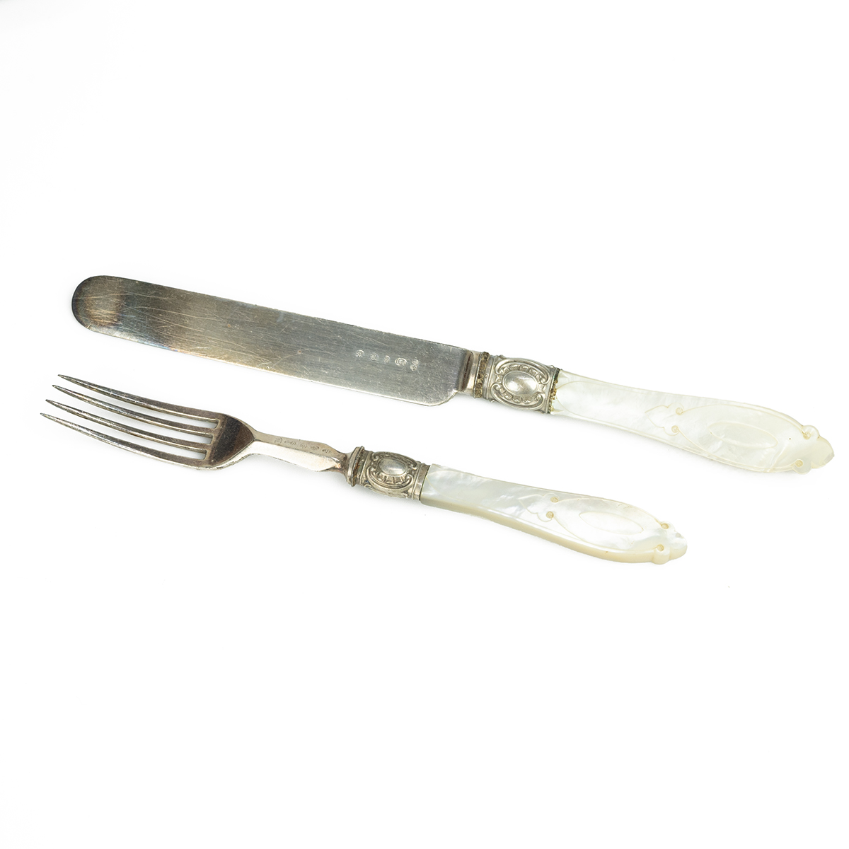 A boxed canteen of cutlery containing three trays each containing six knives and six forks with m... - Image 3 of 6